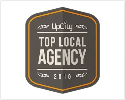 Upcity Top Local Agency 2016 award