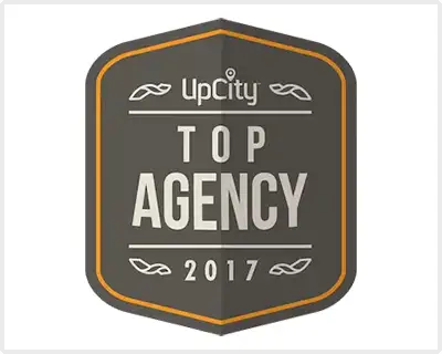 Upcity Top Agency 2017 award